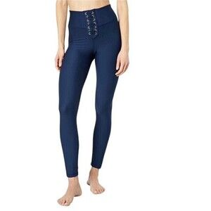 WeWoreWhat Blue Lace up Leggings. NWT